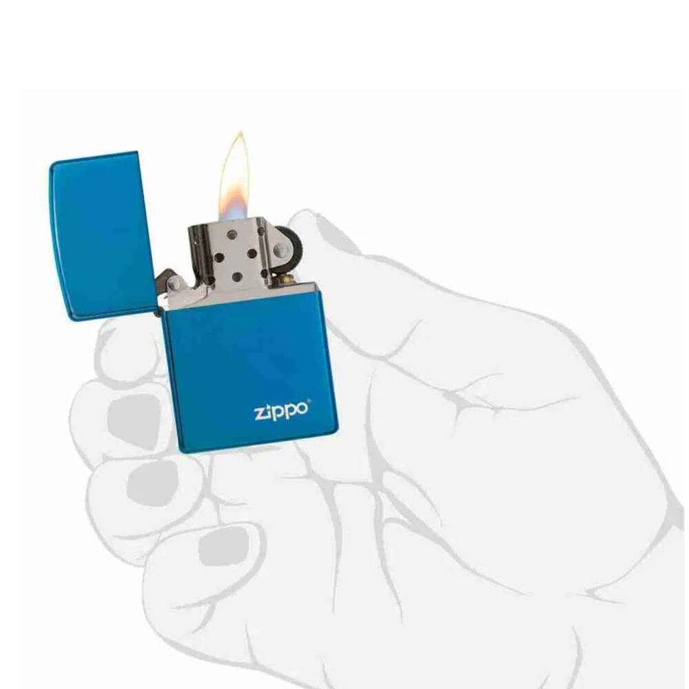 Encendedor Zippo Lasered Logo Azul Zp20446zl image number 2.0