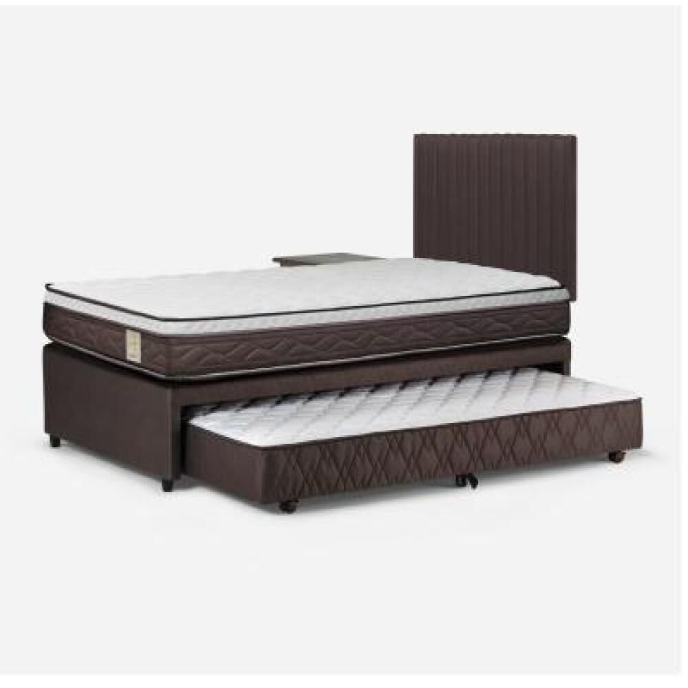 Cama Nido Rosen Ns4 / 1.5 Plazas / Base Normal + Set De Maderas image number 6.0