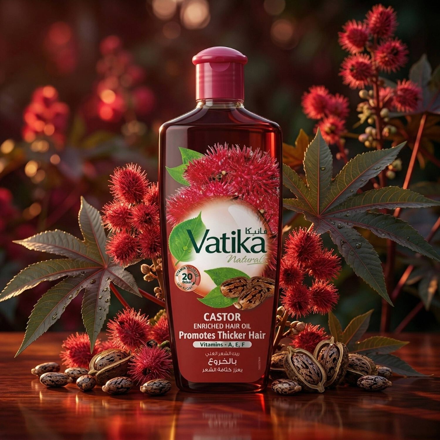 Vatika Aceite Capilar Castor 300 Ml image number 2.0