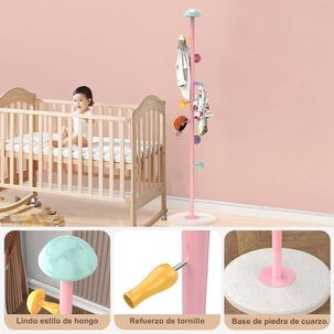 Perchero Infantil En Forma De Honguito Multicolor 7 Ganchos