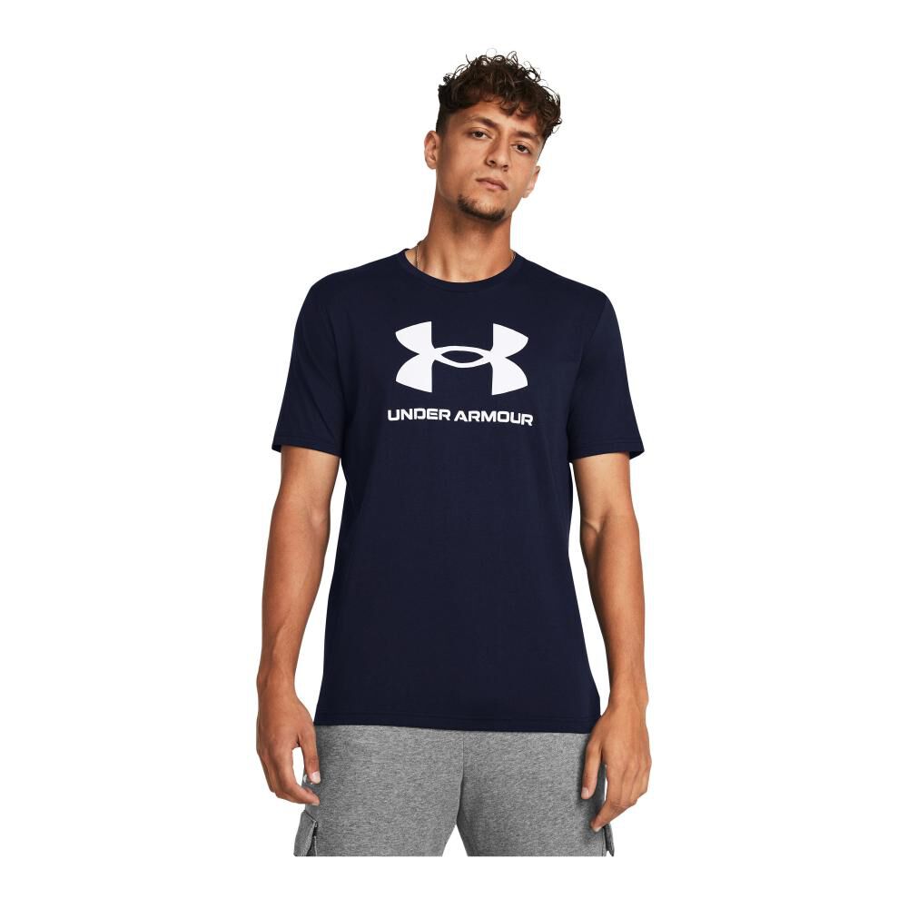 Polera Deportiva Manga Corta Sprtstl Logo Updt Ss Under Armour image number 0.0