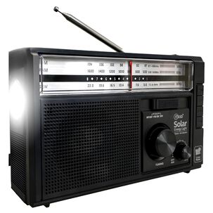 Radio Am/ Fm/ Sw/ Bt Recargable Usb-c + Carga Solar & Pilas