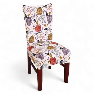 Pack 6 Fundas Para Sillas Colores Lisos Adaptable Comedor - Multicolor