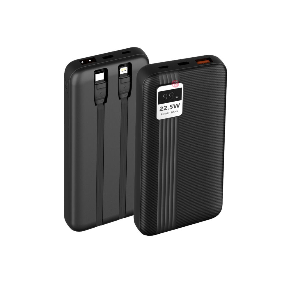 Power Bank 10000mah 22.5w + 2 Cables Incluidos Negro - Ps image number 1.0