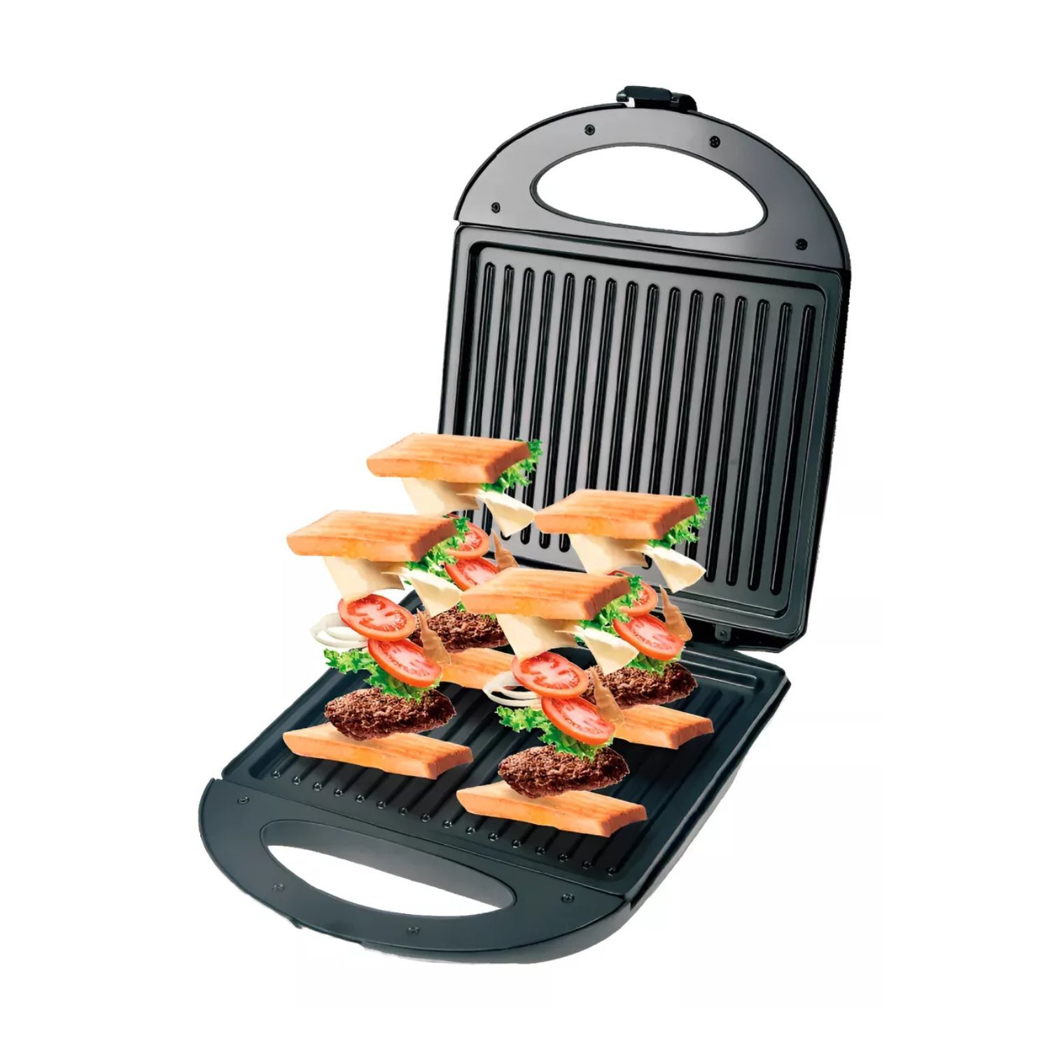Plancha Sandwichera Grill Electrica Tostador Multiuso R.228 image number 1.0