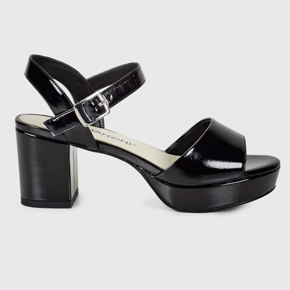 Sandalia Jimena Negro Charol image number 1.0