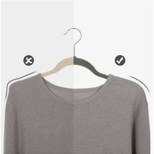 Pack 50 Unid. Colgador Ropa Antideslizante Gancho Terciopelo