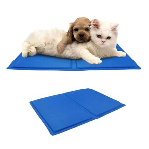 Manta De Gel Frio Refrescante Talla L 90x50cm Perros Gatos Sin Dise&ntilde;o