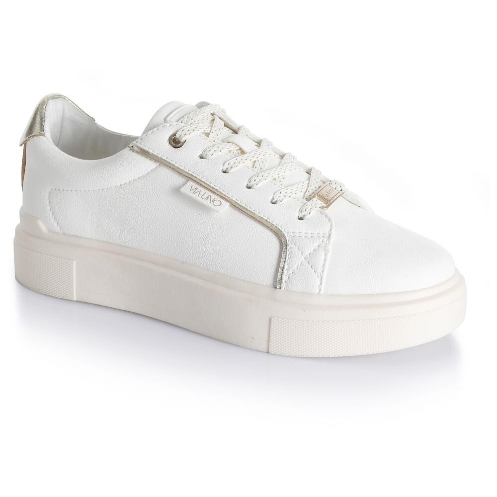 Zapatilla Urbana Mujer Via Uno Blanco image number 0.0