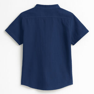 Camisa Niño Lino Manga Corta Fresca Y Elegante