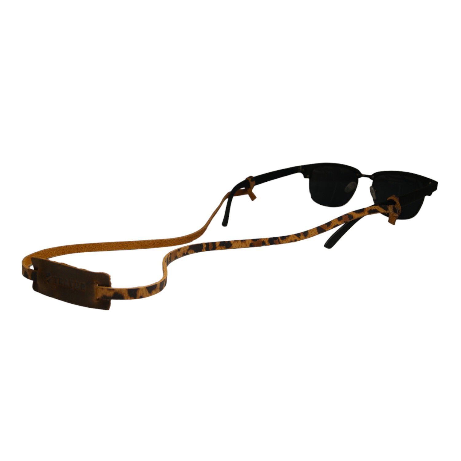Strap De Lentes De Cuero Animal Print image number 0.0