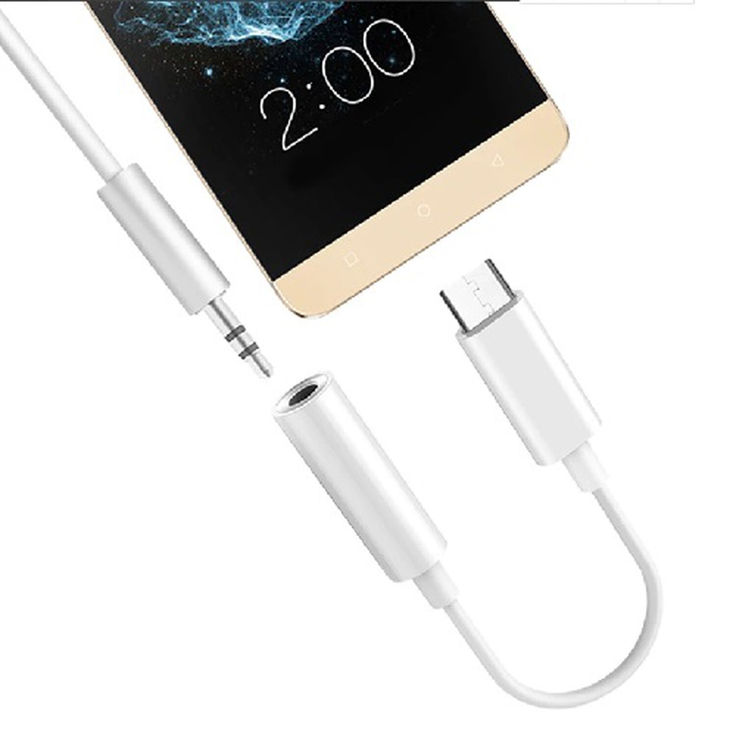 Adaptador Aud&iacute;fonos Tipo C A Cable Audio Jack 3,5 Auxiliar image number 3.0