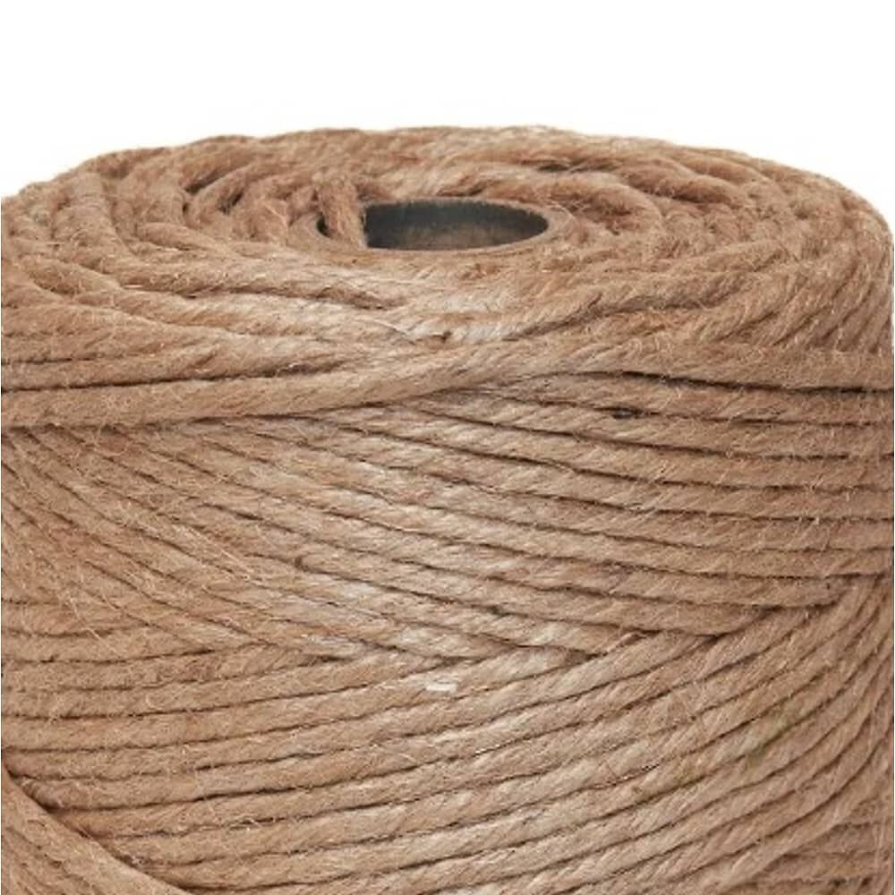 Hilo De Yute Pulido Natural 4mm 1 Kg 160 Metros image number 2.0