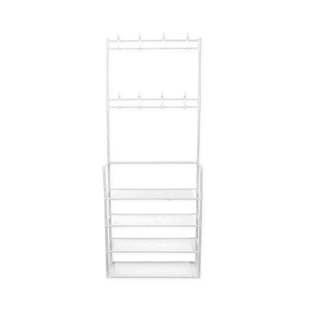 Estante Multifuncional Perchero Zapatero Organizador De Ropa image number 2.0