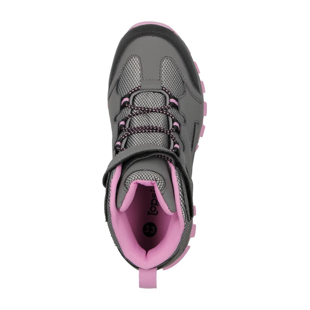 Zapatilla Infantil Ni&ntilde;a Topsis Grey image number 4.0