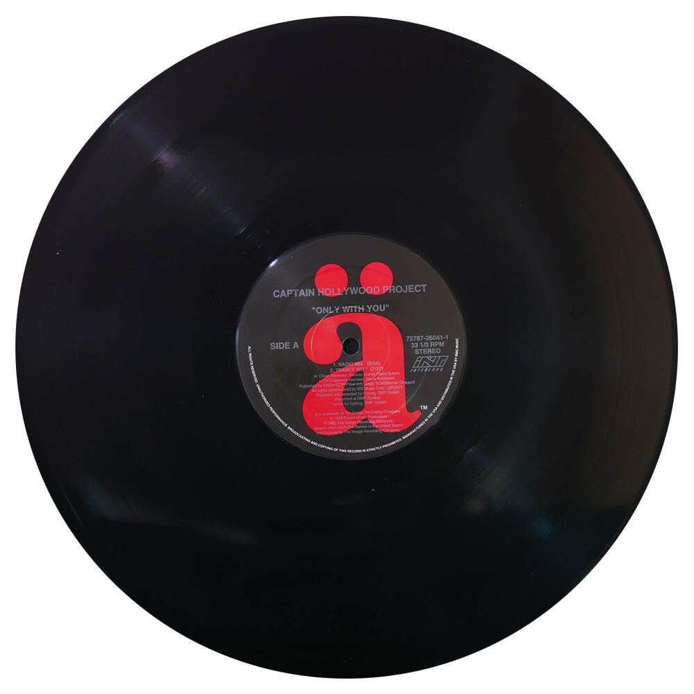Captain Hollywood Project - Only With You | 12" Maxi Single Usado image number 2.0