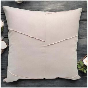 Pack De 02 Fundas De Coj&iacute;n De Semicuero Sint&eacute;tico 50x50 Cm Rosado