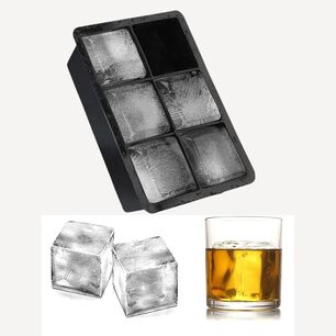 Set 5 Molde Silicona 6 Cavidades Negro Con Tapa Reposteria
