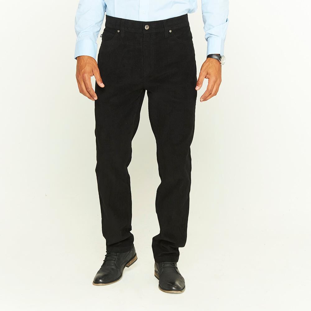 Pantalón Cotelé Tiro Medio Straight Hombre Herald image number 0.0
