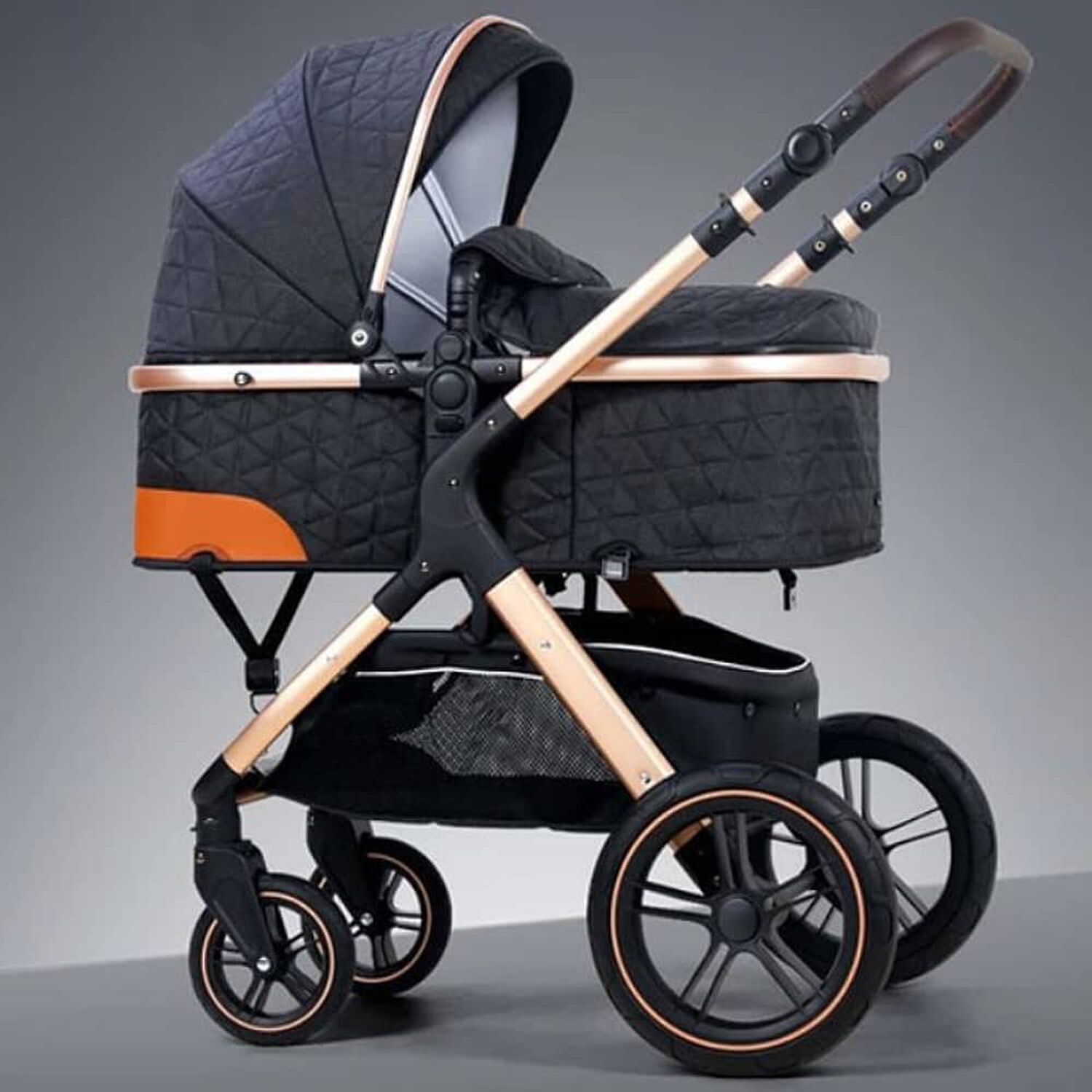 Coche Cuna Accesorios Beb&eacute; 5 En 1 Plegable Multifuncional image number 2.0