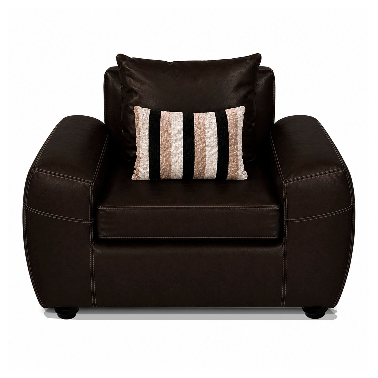 Juego De Living Elegant Detail Houston Pu / 4 Cuerpos image number 5.0