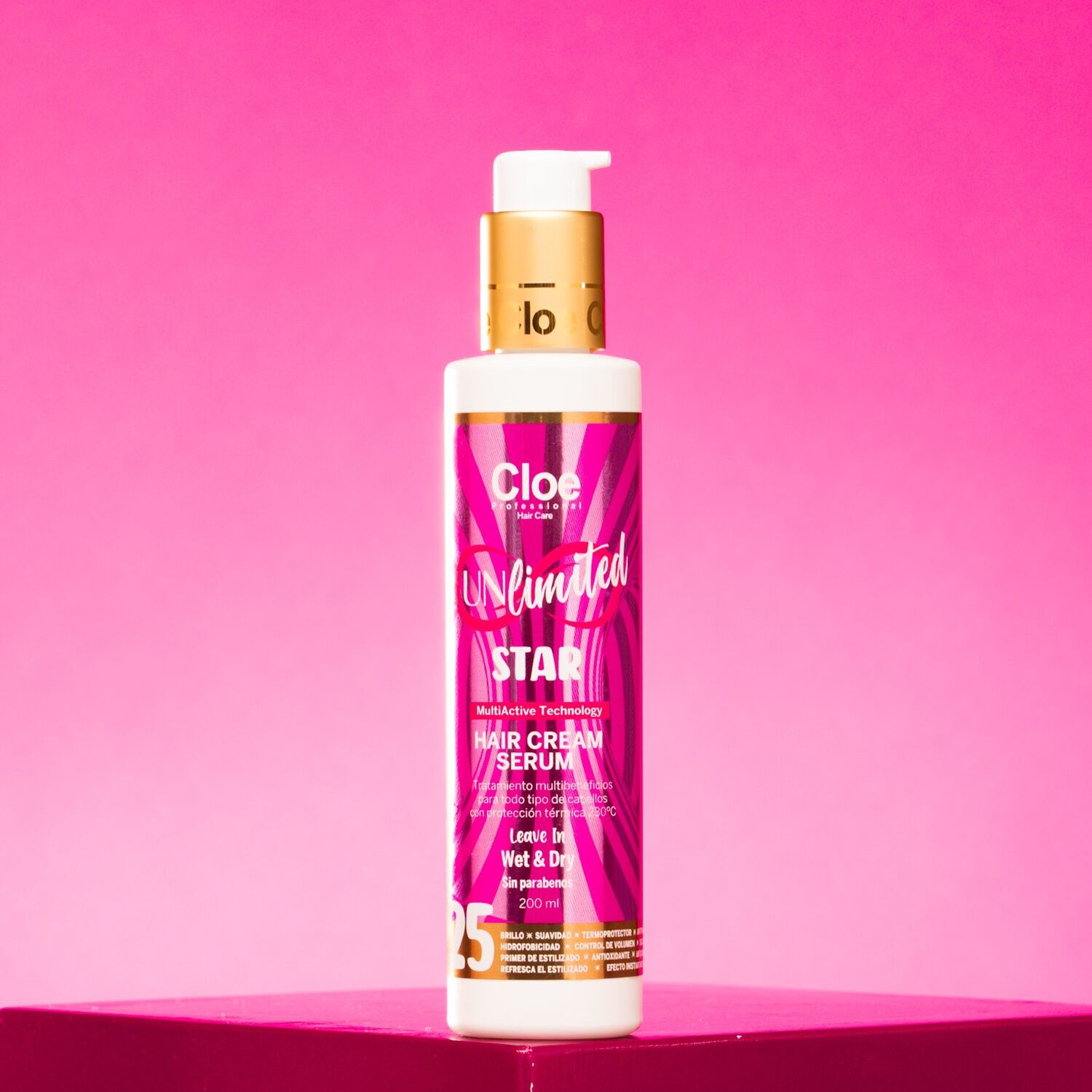Serum Unlimited Star Cloe 25 Beneficios Leave-in 200ml image number 1.0