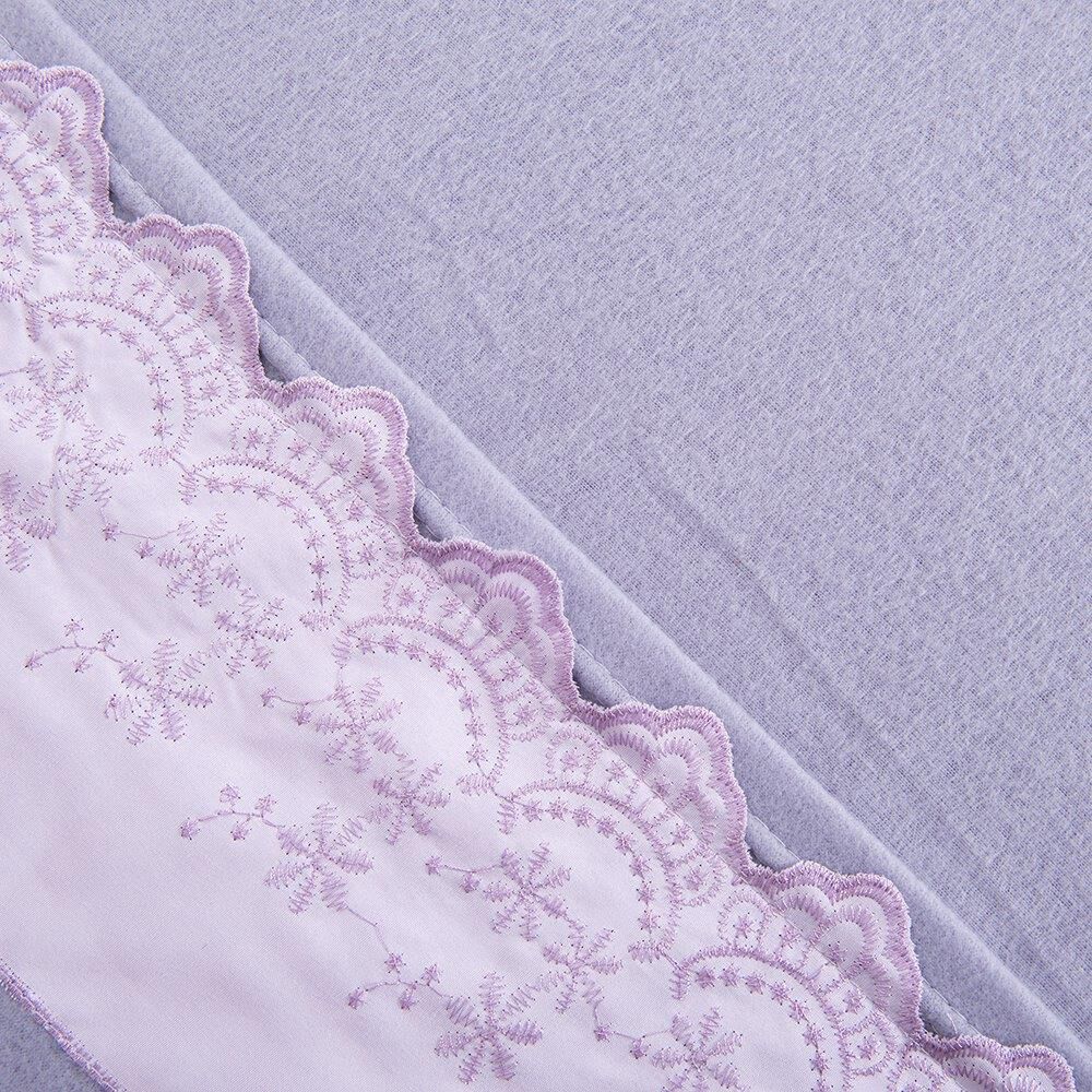 Sabana Polar Lisa Broderie 2 Plazas Morado image number 2.0