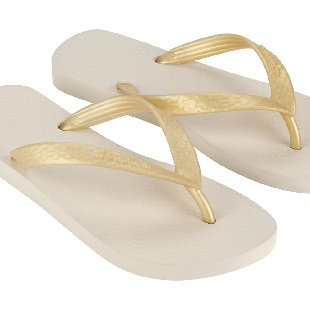 Sandalia Mujer Beige/dorado Classica Ipanema image number 1.0