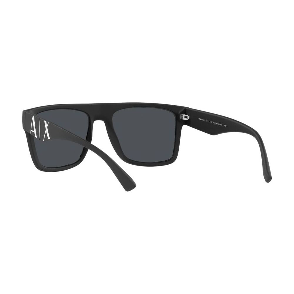 Lentes De Sol Matte Black Sustentable Armani Exchange image number 5.0