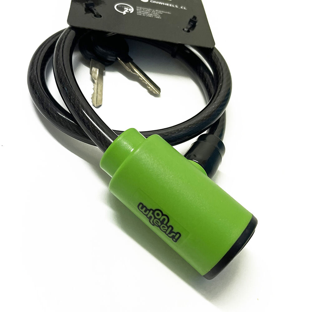 Cadena Espiral Onwheels Con Llave 10x650mm Verde image number 4.0