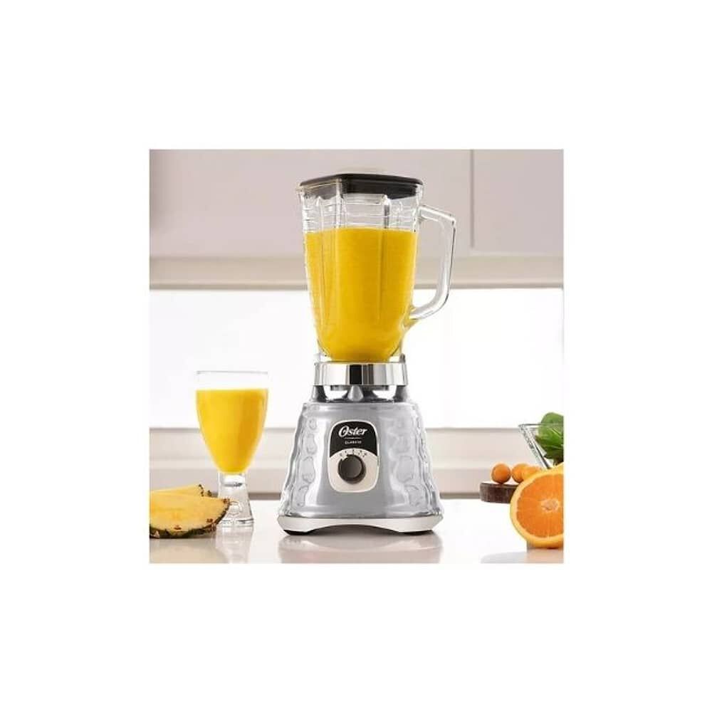 Licuadora Cl&aacute;sica Oster Cromo Con Perilla Ergon&oacute;mica De 3 Velocidades Blst4655 image number 4.0