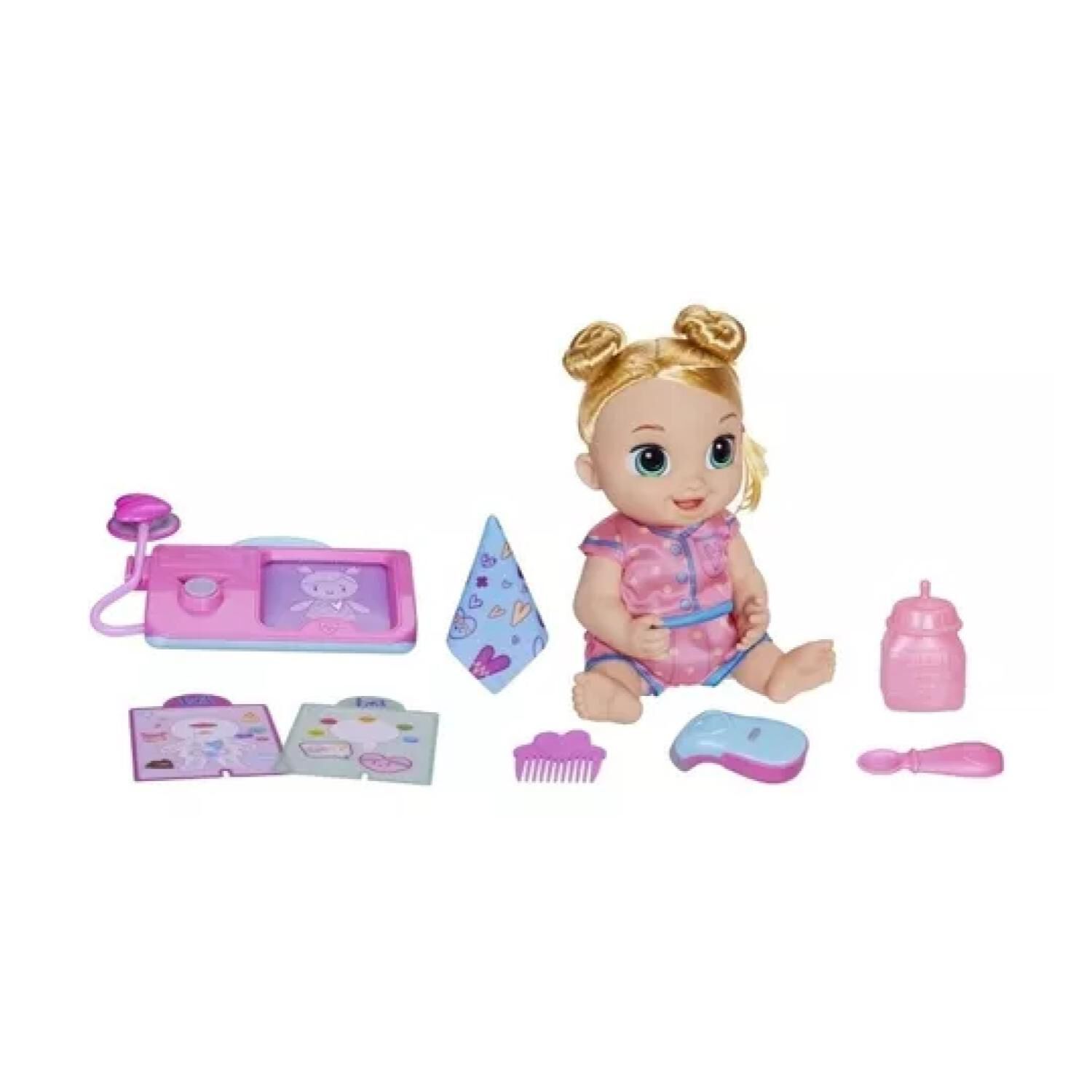 Juguete Mu&ntilde;eca Lulu Achoo Rubia Baby Alive Infantil image number 0.0