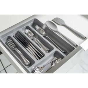 Organizador De Cubiertos Logic Gris
