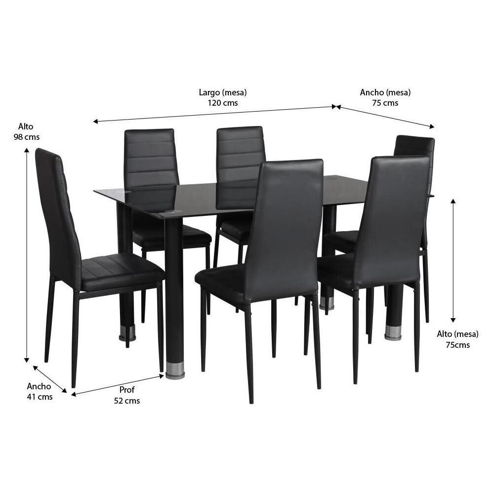 Juego De Comedor Casaideal Avatar / 6 Sillas image number 2.0