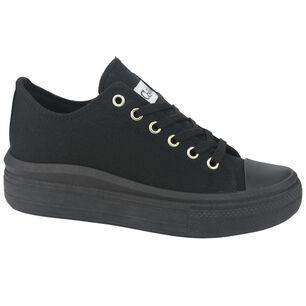 Zapatilla Chalada Mujer Clu-10 Negro Plataforma