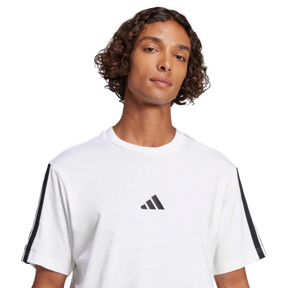 Camiseta Essentials Single Jersey 3 Bandas Adidas image number 3.0