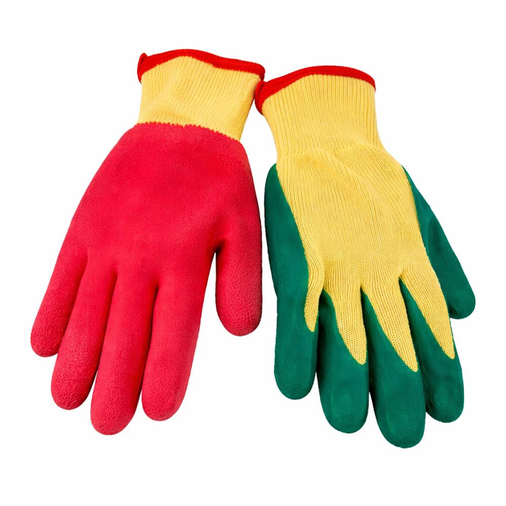 Guante Palma Goma Grueso Jardin Jardineria Verde Talla M image number 1.0