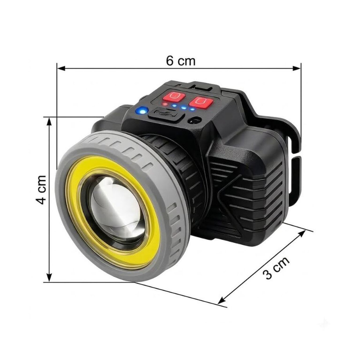 Linterna De Cintillo Led Recargable Usb Con Sensor image number 3.0