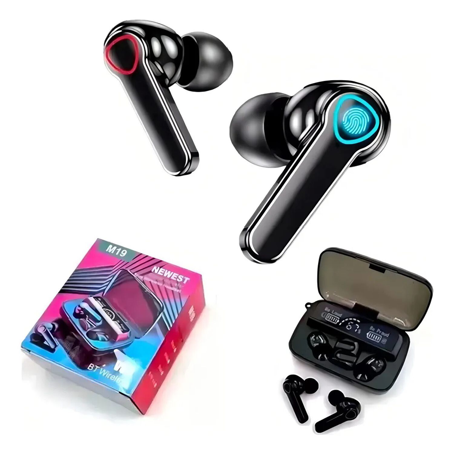 Aud&iacute;fono Inal&aacute;mbrico Bluetooh M19 Gamers image number 3.0