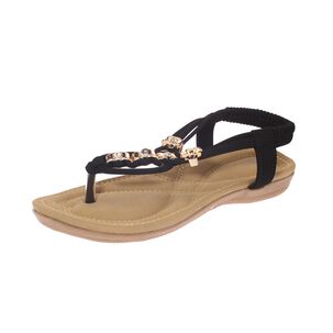 Sandalia Negro V&iacute;a Franca Art. 32110c31115black