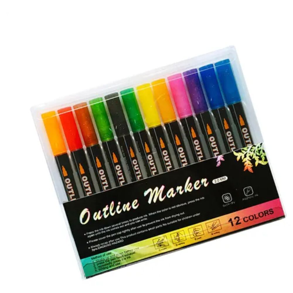 Bol&iacute;grafo De Contorno 12 Und Lp1012 Foska image number 0.0