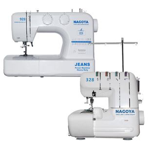 Combo Nagoya M&aacute;quina de Coser 928 + M&aacute;quina Overlock 328