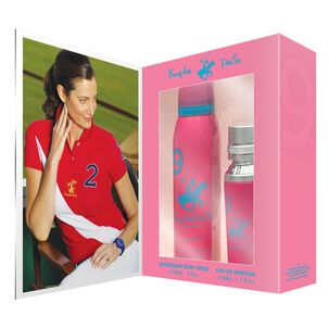 Set Polo Club Beverly Hills Women Nine Edp 50ml + Deo