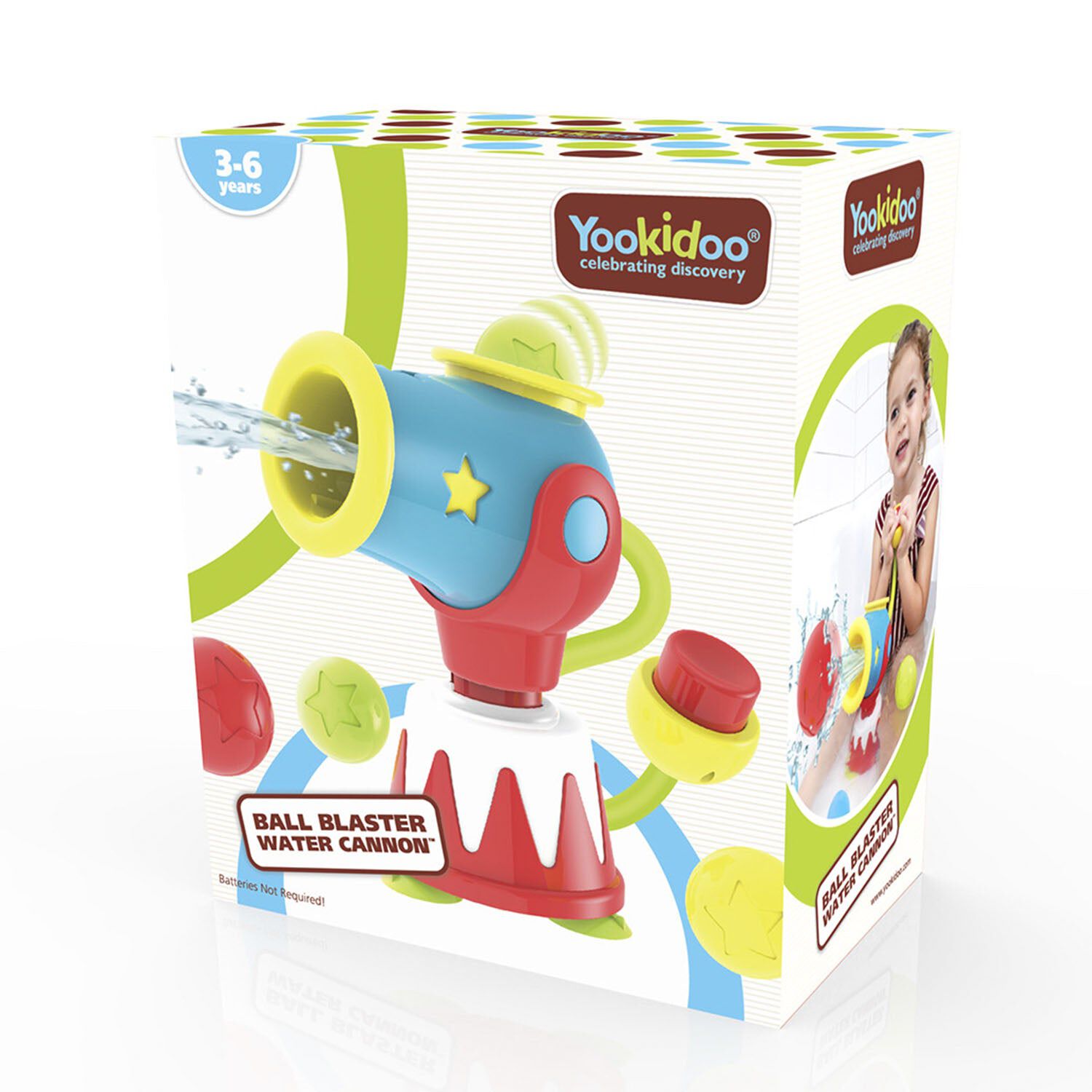 Juego De Ba&ntilde;o Ca&ntilde;on De Agua Infantil Beb&eacute; Ni&ntilde;o Ni&ntilde;a Tina Yookidoo image number 4.0