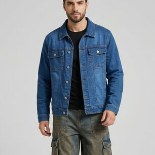 Chaqueta Mezclilla French Hombre