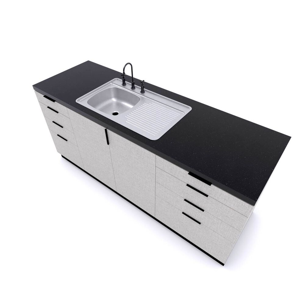 Lavaplatos 800x500 Con Rebalse Sobreponer Comb. Derecho image number 2.0