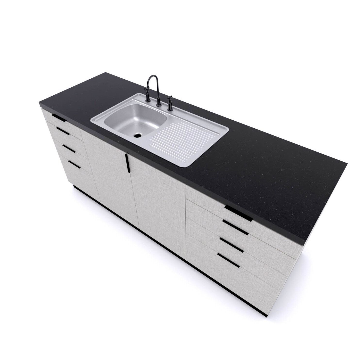 Lavaplatos 800x500 Con Rebalse Sobreponer Comb. Derecho image number 2.0