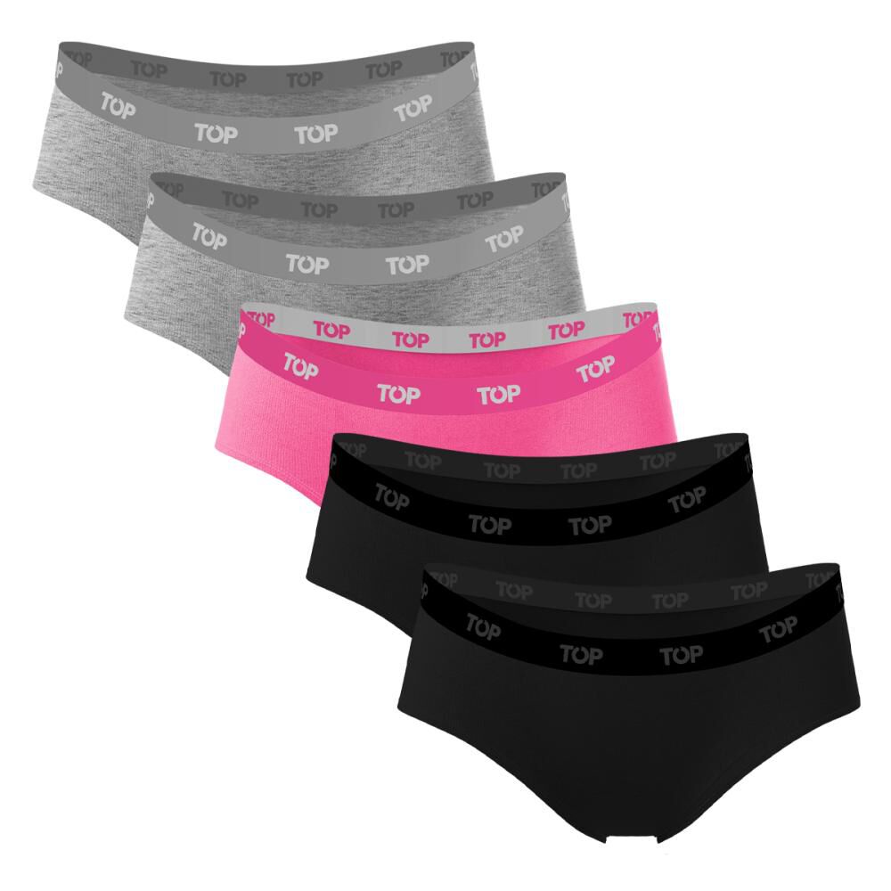 Pack Pantaleta Mujer Top / 5 Piezas image number 6.0