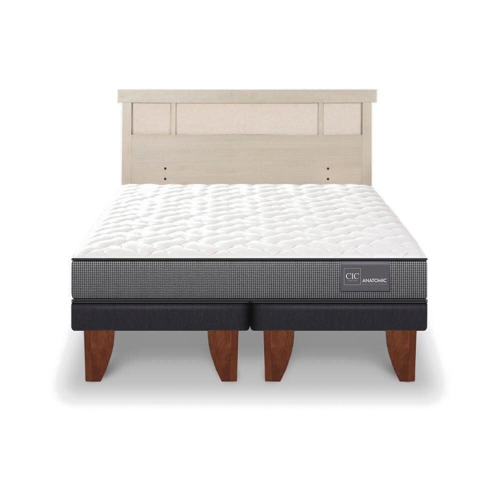 Cama Europea Cic Anatomic / King / Base Dividida + Respaldo image number 0.0