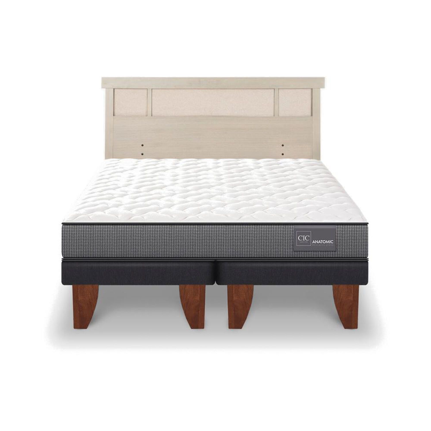 Cama Europea Cic Anatomic / King / Base Dividida + Respaldo image number 0.0